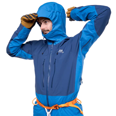 Mountain Equipment Orion Men's Jacket Outdoor Action Atlantic/Admiral- Underarm Pit Zips
