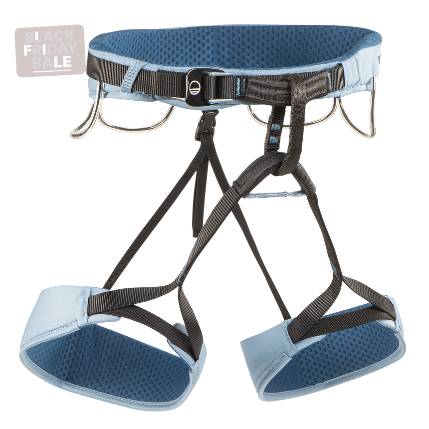 Wild Country Climbing Flow 2.0 Women's Harness Outdoor Action Deepwater/Petrol - Front