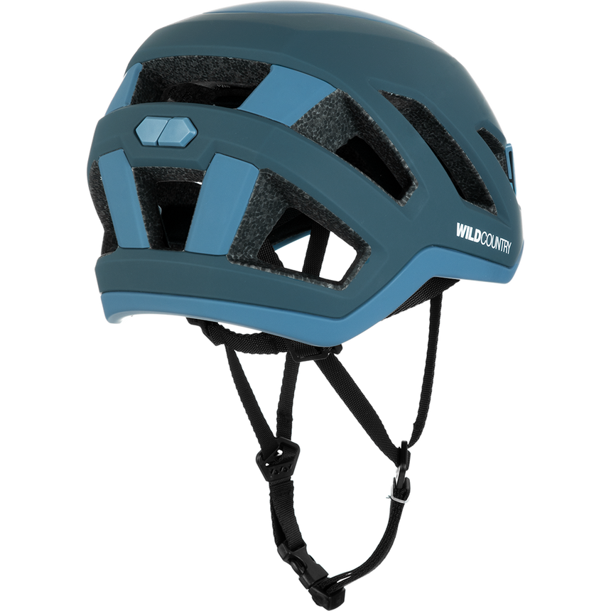 Wild Country Climbing Syncro Helmet Outdoor Action Petrol - Back Angled