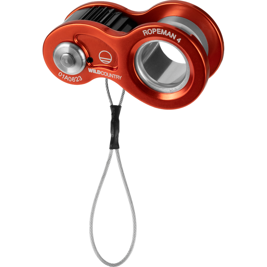 Wild Country Climbing Ropeman 4 Ascender Outdoor Action Orange - Front Angled