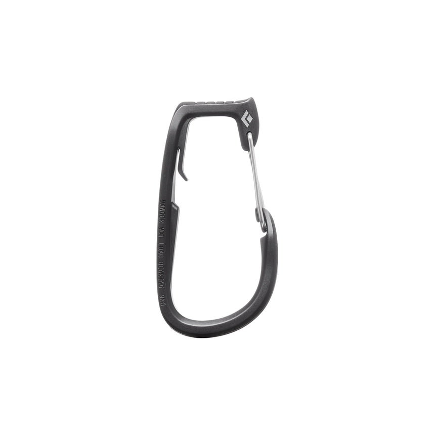 Black Diamond Ice Clipper Outdoor Action Black- close wire gate
