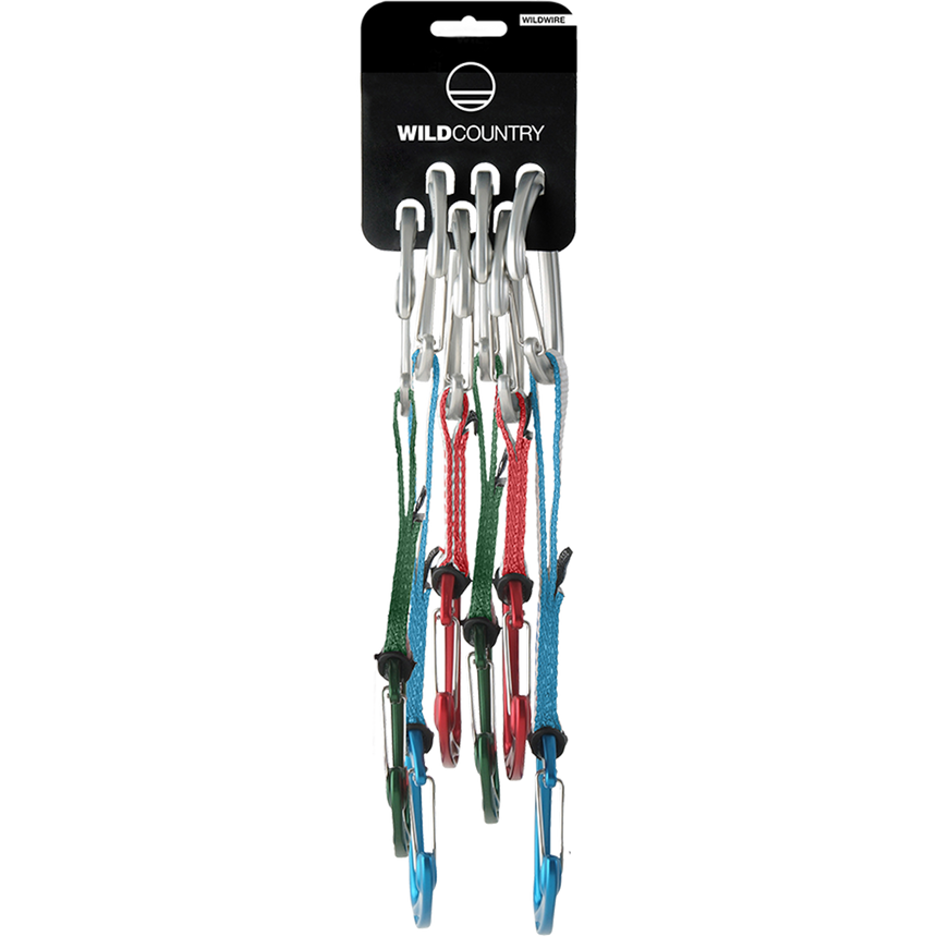 Wild Country Climbing Wildwire Quickdraw Trad 6 Pack Outdoor Action Assorted Colour - Set