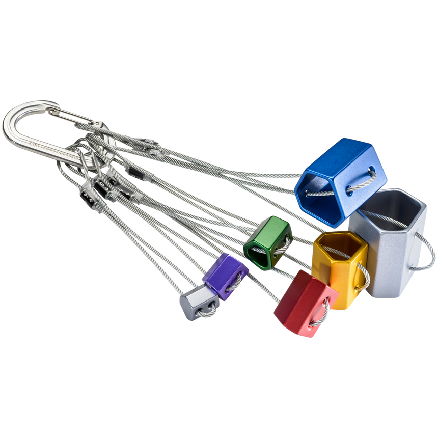 Black DiamondBlack Diamond Wired Hexentric Set #4-10Outdoor Action