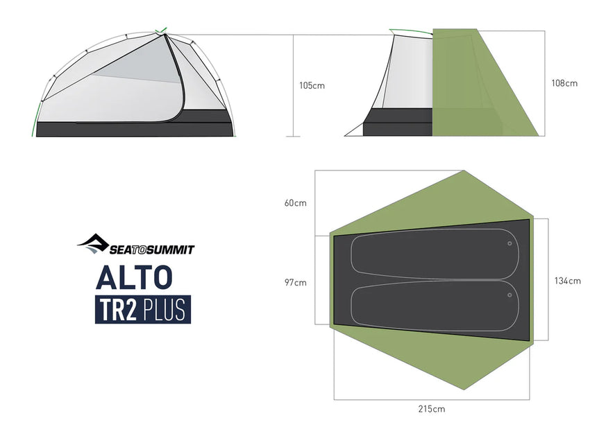 Sea To SummitSea to Summit Alto Plus Ultralight TentOutdoor Action