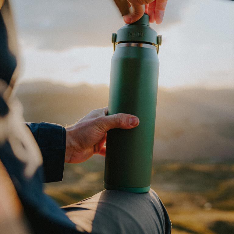 Camelbak Thrive™ Chug 25oz Bottle, Insulated Stainless Steel Outdoor Action- Leak Proof Lid