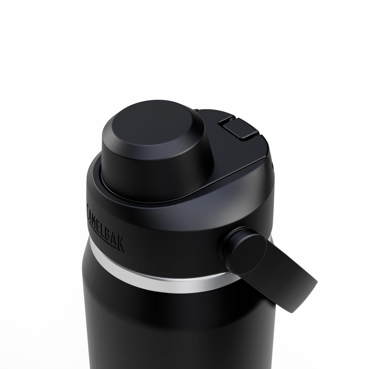 Camelbak Thrive™ Chug 25oz Bottle, Insulated Stainless Steel Outdoor Action Black- Leak Proof Lid