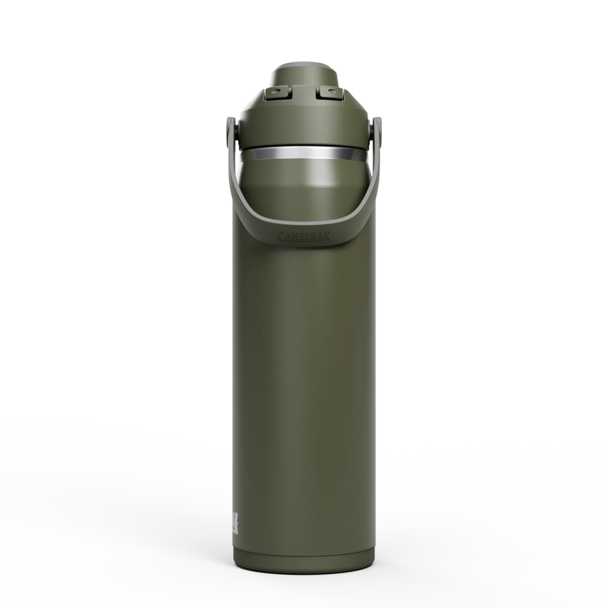 Camelbak Thrive™ Chug 25oz Bottle, Insulated Stainless Steel Outdoor Action Moss- Side