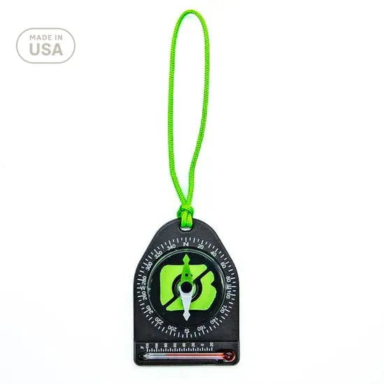 Brunton Tag-Along 9045 Chill ECO Compass Outdoor Action - Front Fahrenheit