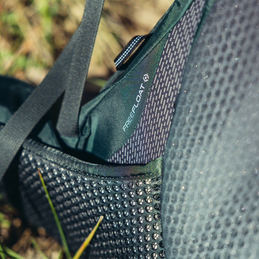 Gregory Paragon 60 Men's Backpacking Pack in Cascade Green - On-The-Go Pocket with Garmin Device