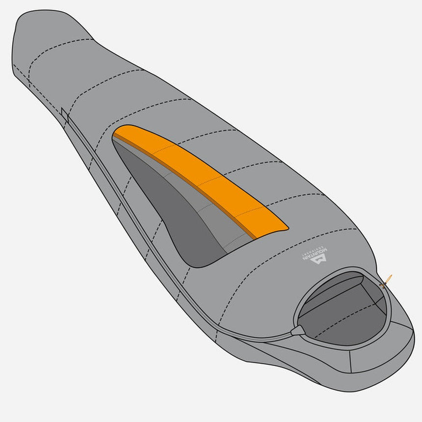 Mountain EquipmentMountain Equipment Lunar I Sleeping Bag (5°C/40°F)Outdoor Action