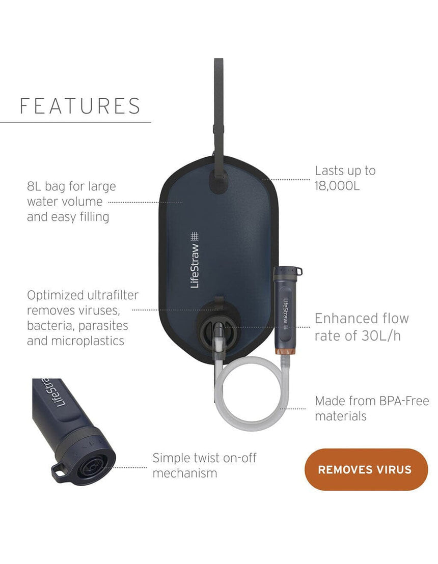 LifeStrawLifeStraw Peak Series Gravity Purifier w/ Virus RemovalOutdoor Action