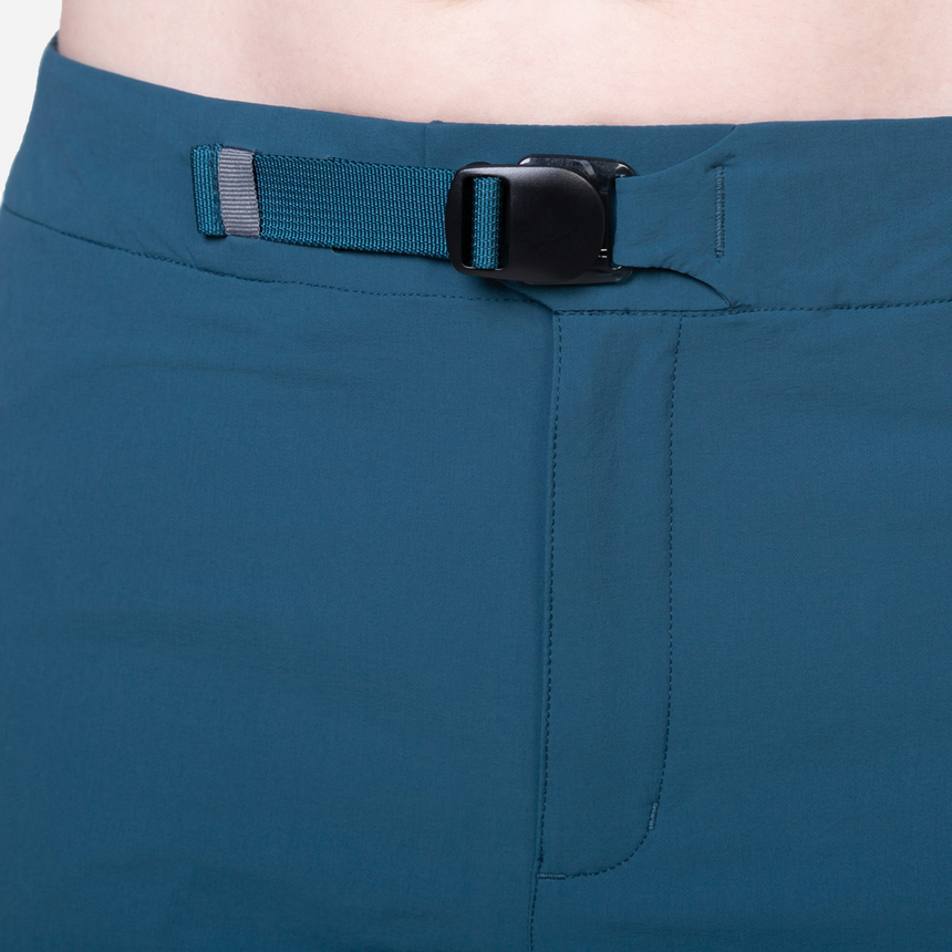 Mountain Equipment Comici Women's Pant (AC) Outdoor Action Majolica/Topaz- Integrated belt