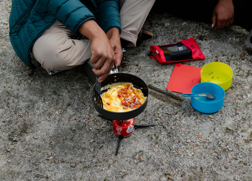 MSR 2 Person Mess Kit Outdoor Action - Product in use