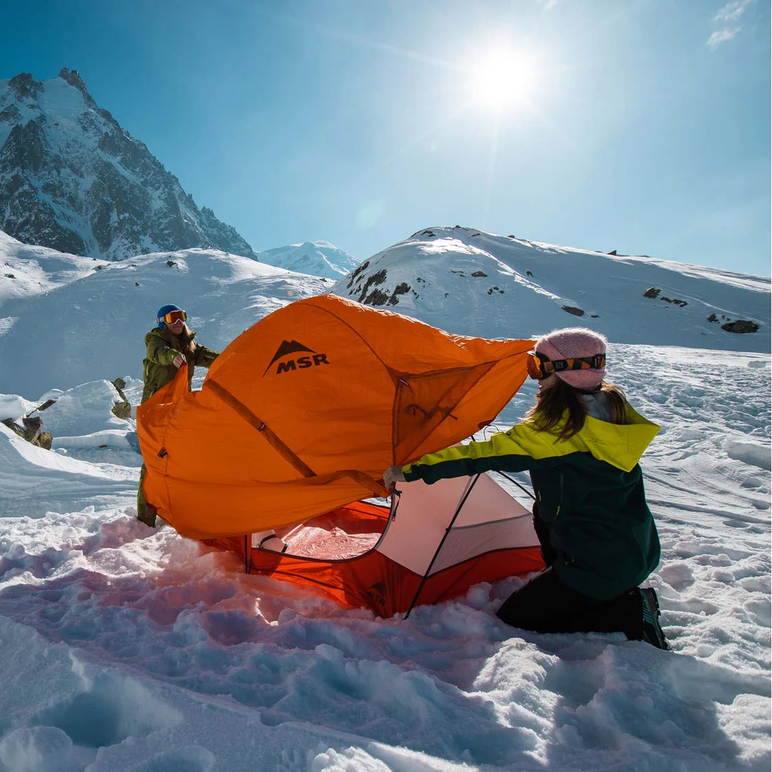 MSR Access™ 2 Two-Person, Four-Season Ski Touring Tent Outdoor Action- On Field 2