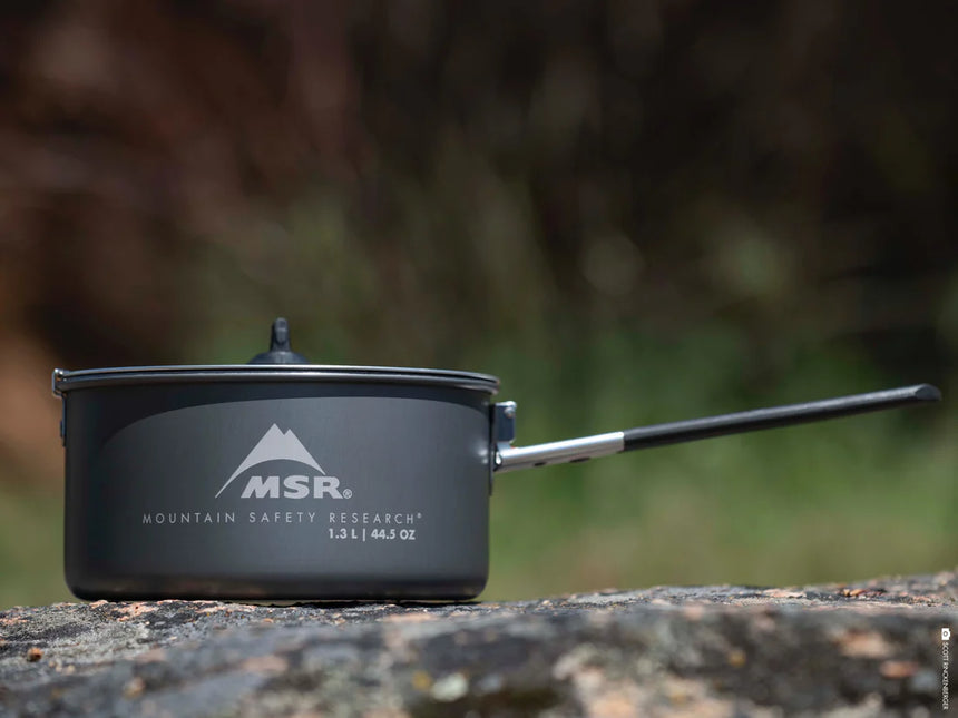 MSR Ceramic Solo Pot Outdoor Action- Product in use 2