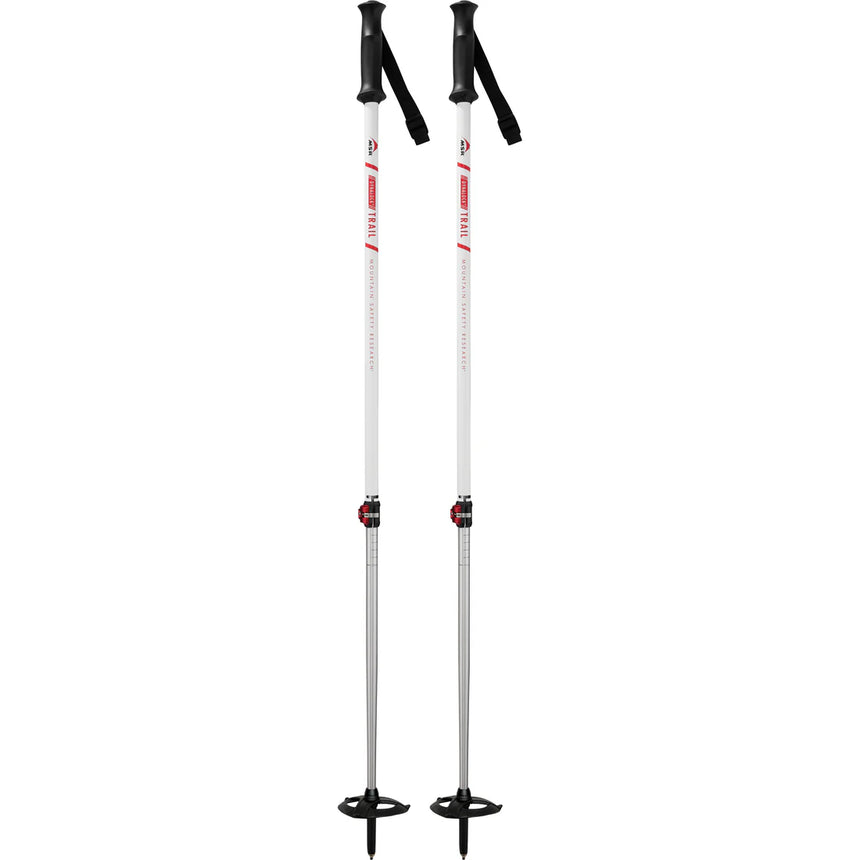 MSR DynaLock™ Trail Backcountry Poles Outdoor Action- full length