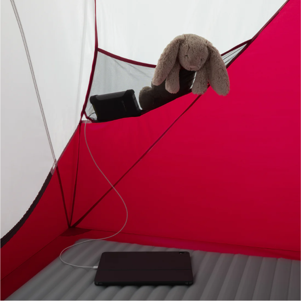 MSR Habiscape™ 4-Person Family & Group Camping Tent Outdoor Action- End Pocket