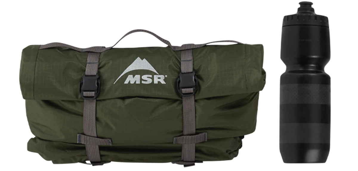 MSR Hubba Hubba™ Bikepack 1-Person Tent Outdoor Action- Storage Bag (Bottle not included)