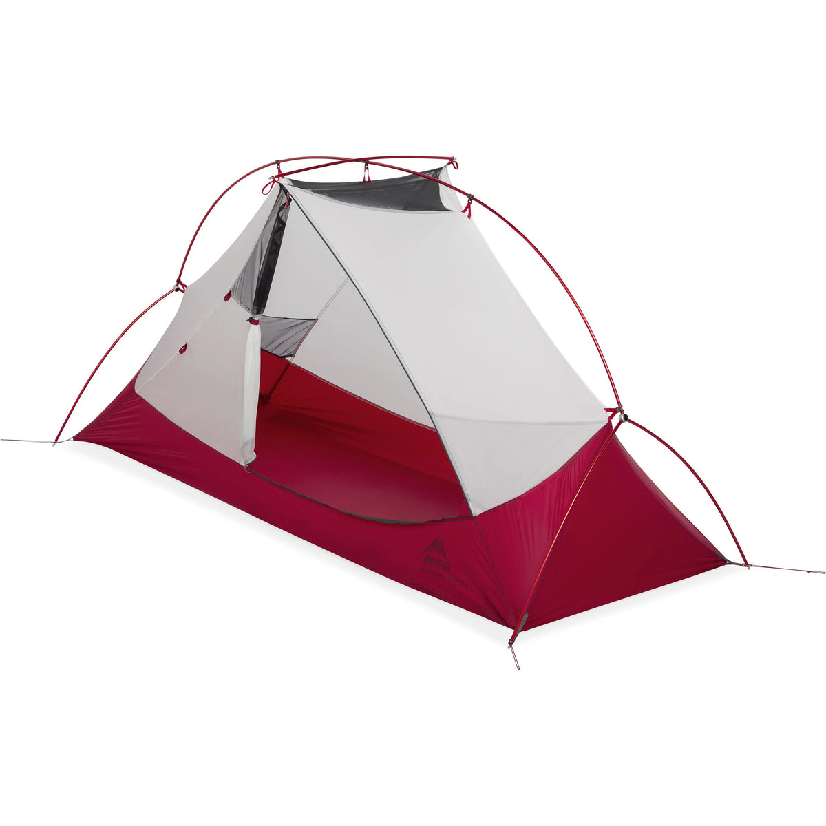 MSR Hubba Hubba™ Bikepack 1-Person Tent Outdoor Action- Tent Body (Angled)