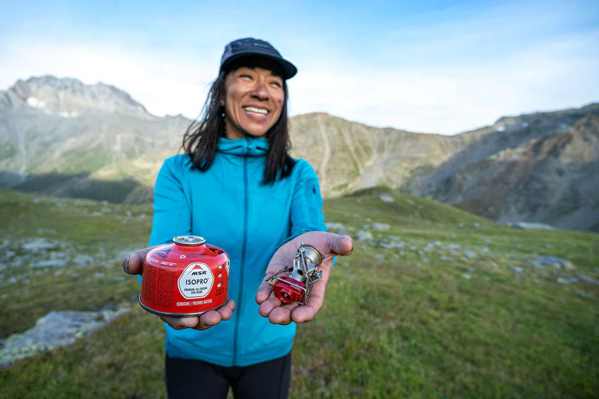 MSR PocketRocket 2 Stove Outdoor Action- product in use(2)