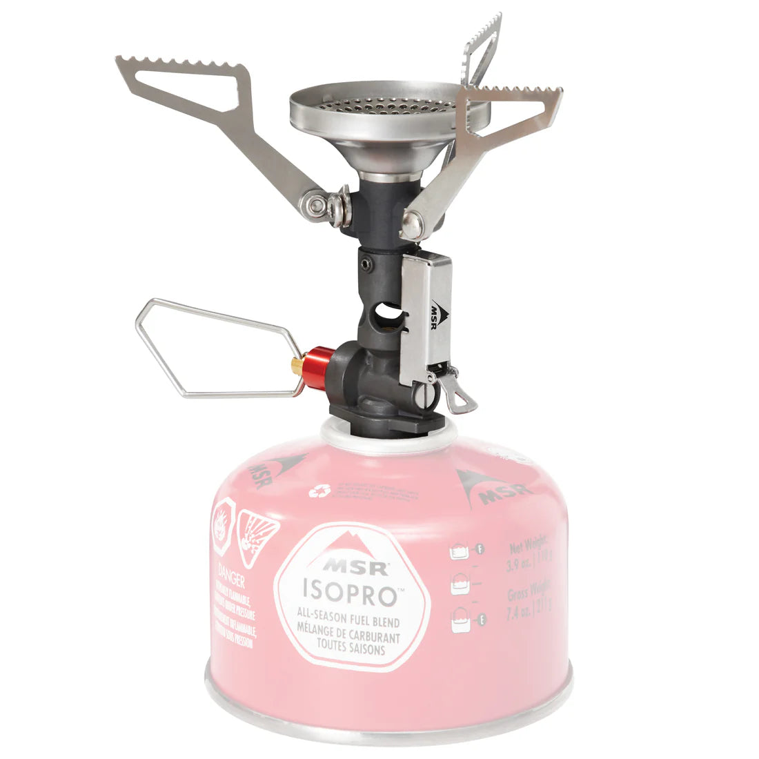 MSR PocketRocket® Deluxe Stove Outdoor Action- Push-Start Ignition