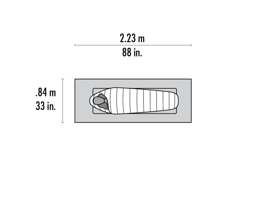 MSR Thru-Hiker Mesh House 1 Outdoor Action- interior