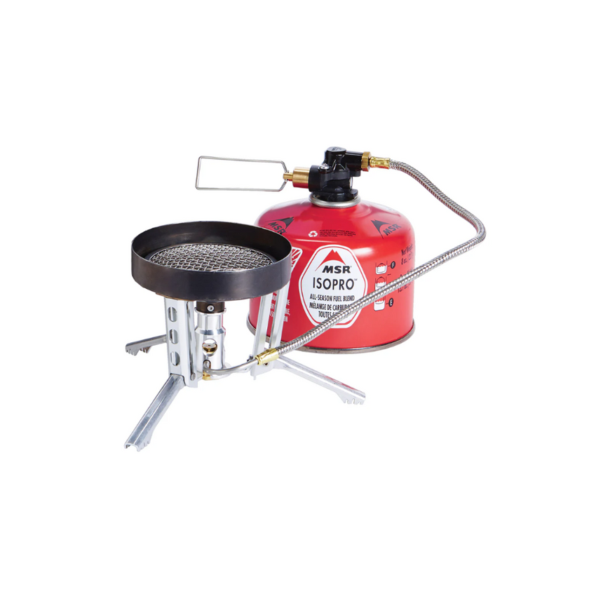 MSR WindBurner® Group Stove System Outdoor Action- Remote Burner