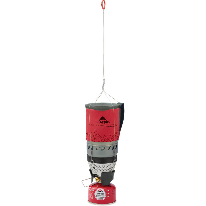 MSR WindBurner Hanging Kit Outdoor Action- Hung