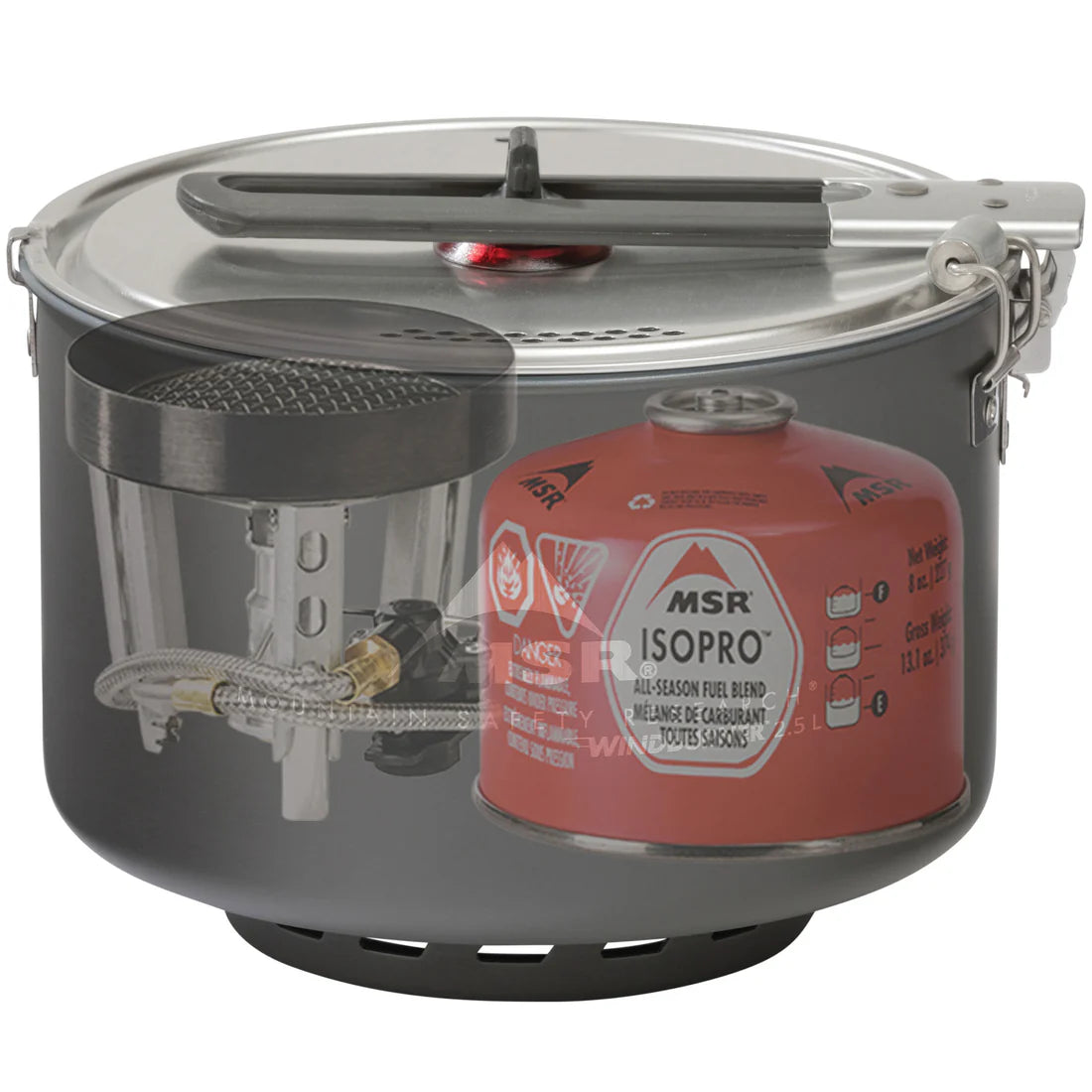 MSR WindBurner Sauce Pot Outdoor Action- Packed