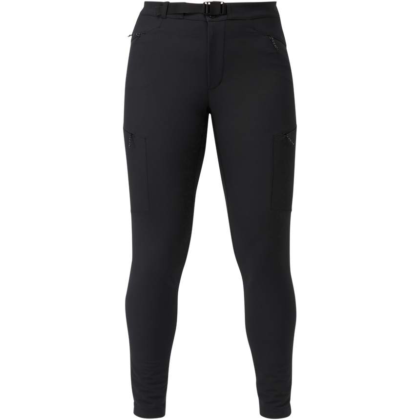 Mountain Equipment Austra Women's Tight in Black - Flat Lay Front