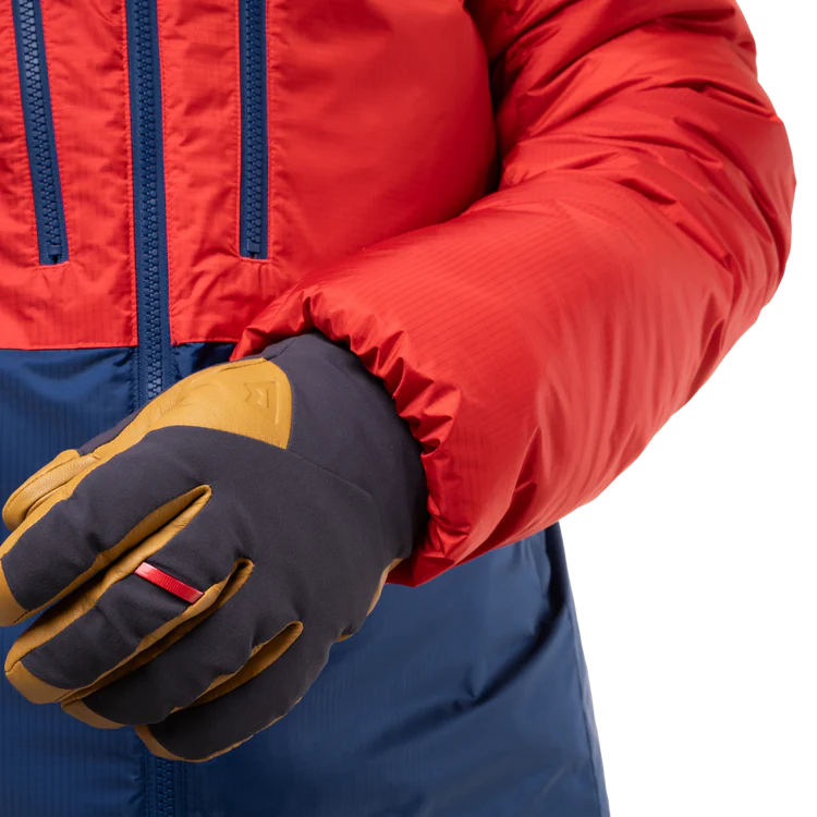 Mountain Equipment Citadel Men's Jacket in Admiral/Chili - Cuff