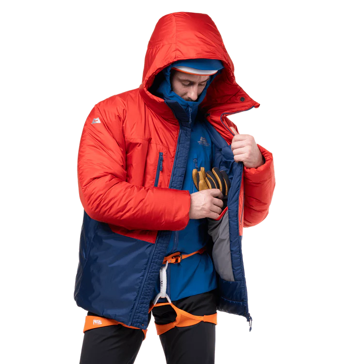 Mountain Equipment Citadel Men's Jacket in Admiral/Chili - Inner Pocket