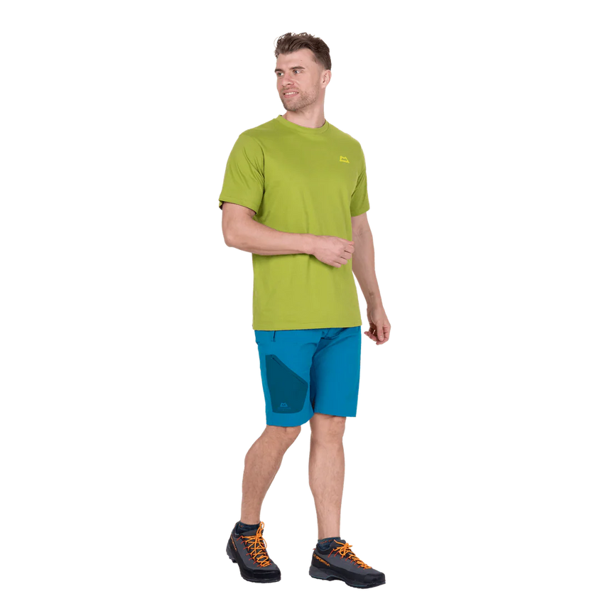 Mountain Equipment Comici Men's Short in Cactus/Ombre - Walking Front Model