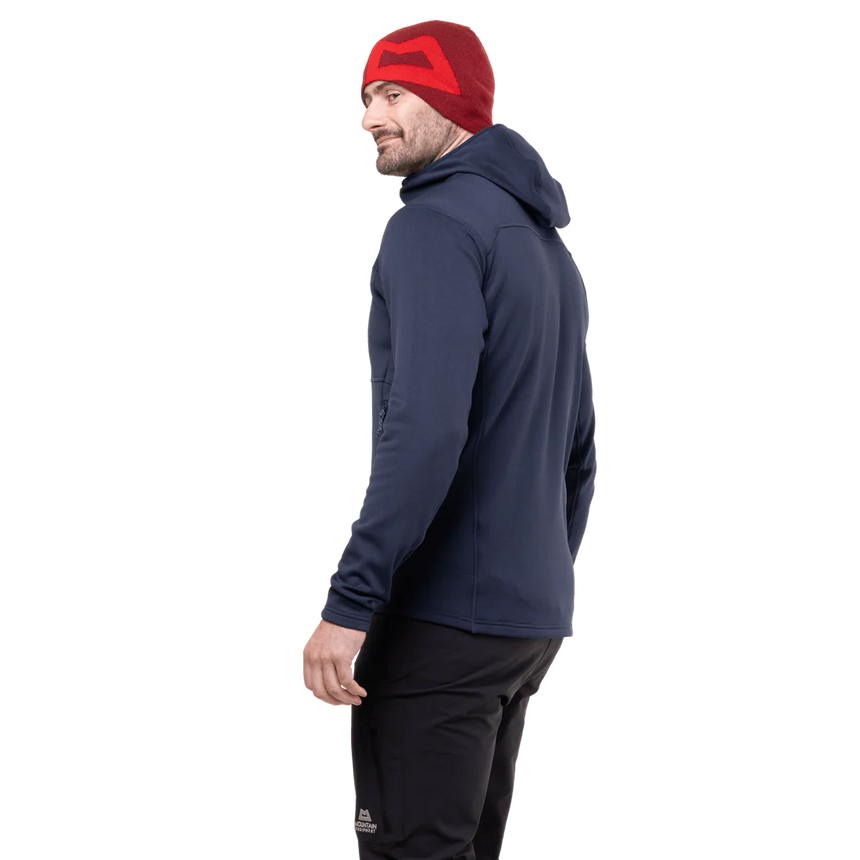 Mountain Equipment Durian Hooded Men's Jacket in Cosmos - Side Fit 2
