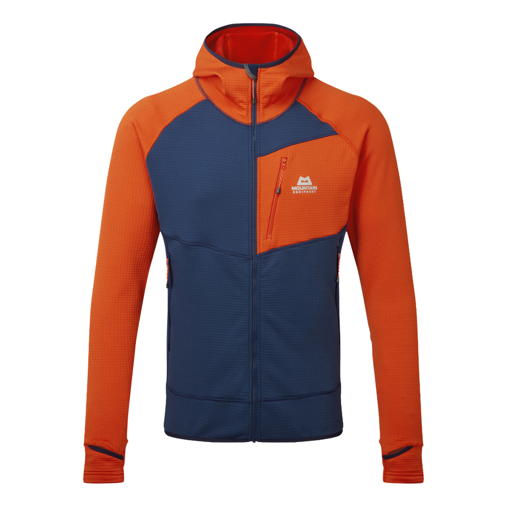 Mountain EquipmentMountain Equipment Eclipse Hooded Men's Jacket Medieval/Cardinal Outdoor Action
