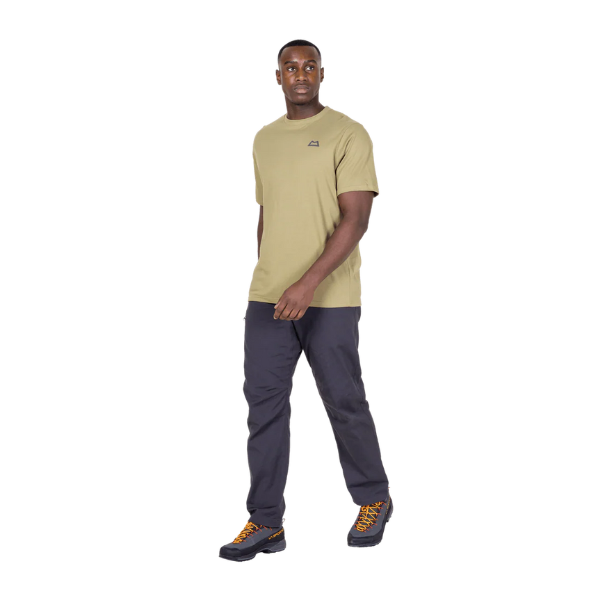 Mountain Equipment Everest Men's Tee in Boa - On Model Side