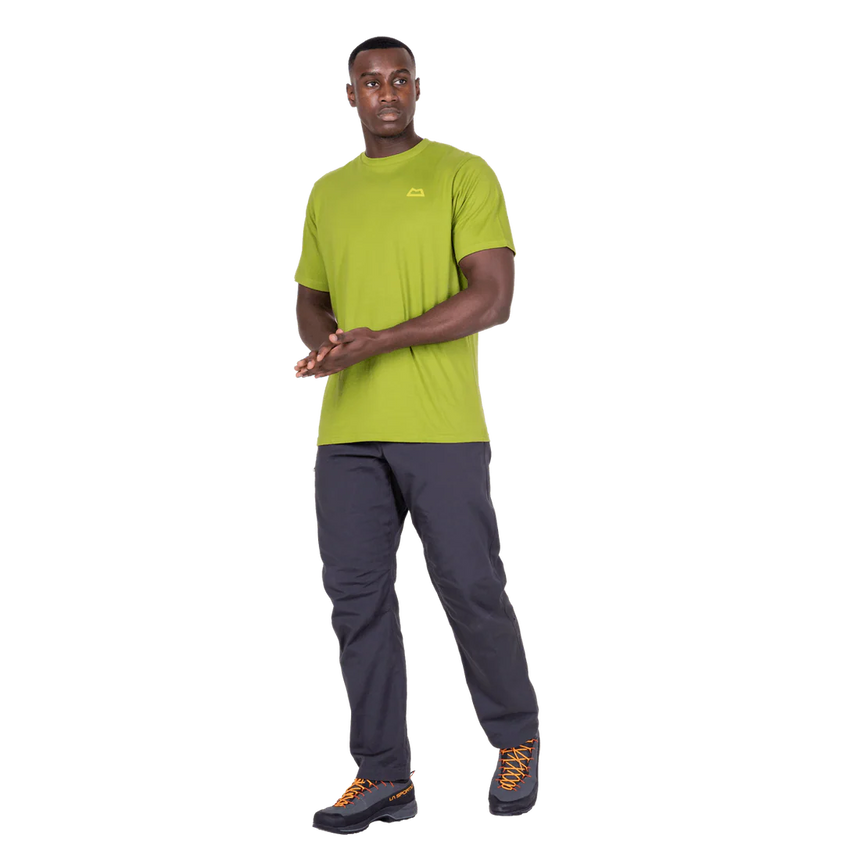 Mountain Equipment Everest Men's Tee in Cactus - On Model Front