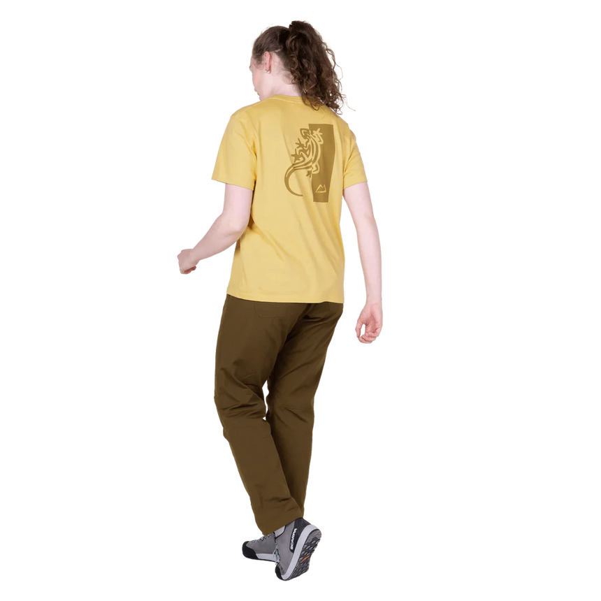 Mountain Equipment Flowstone Women's Pant in Desert Palm - Front full length model view alternate