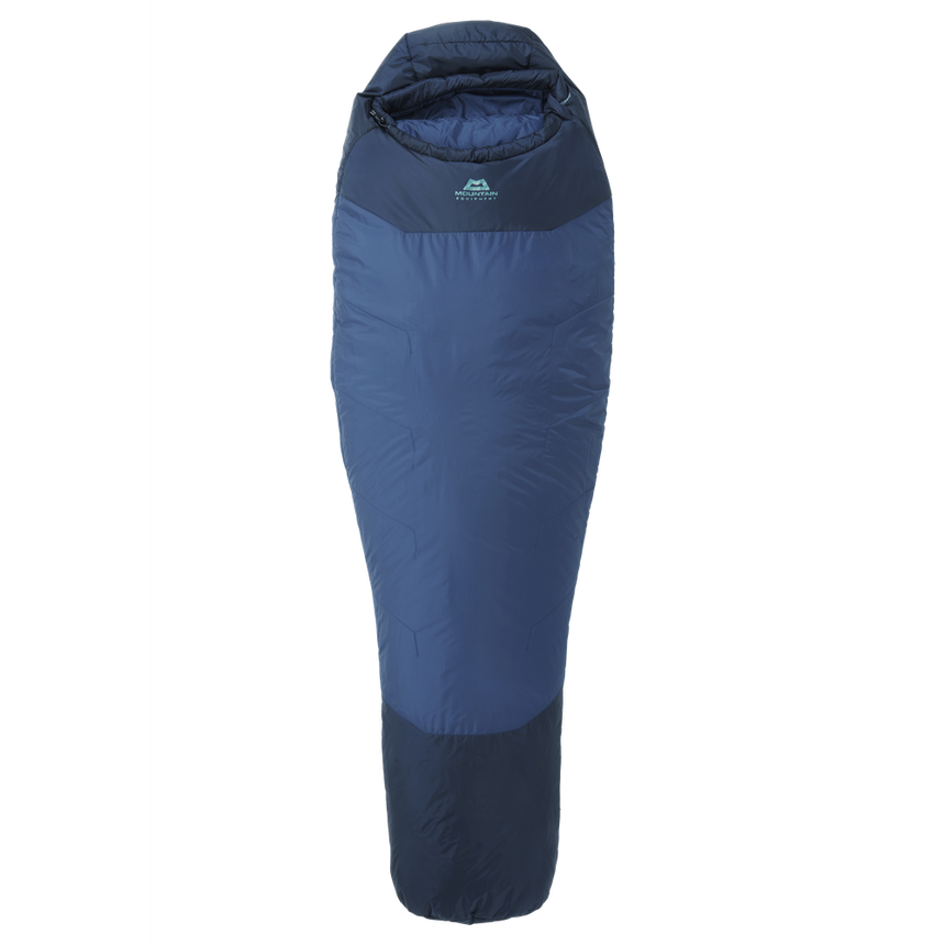 Mountain Equipment Klimatic I Women's Sleeping Bag in Dusk - Back Product Shot