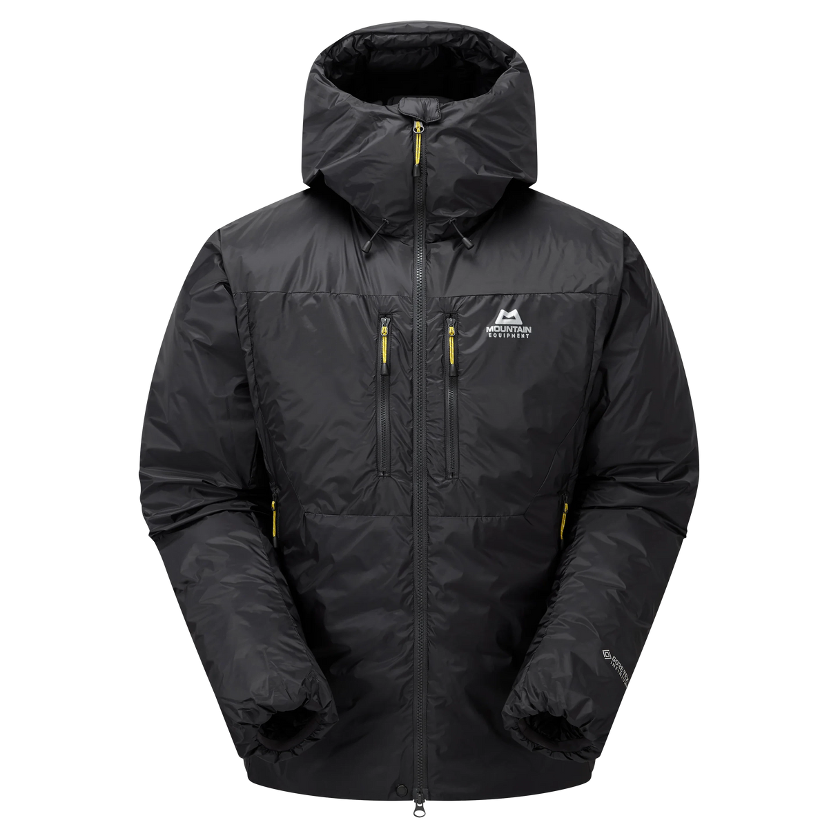 Mountain Equipment Kryos Men's Jacket in Obsidian - Flat Lay Front
