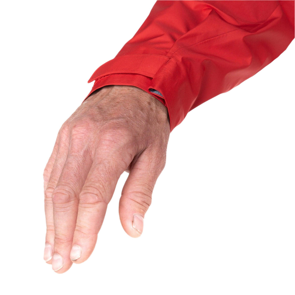 Mountain Equipment Lhotse GORE-TEX Men's Jacket Clearance in Imperial Red/Crimson - Cuff