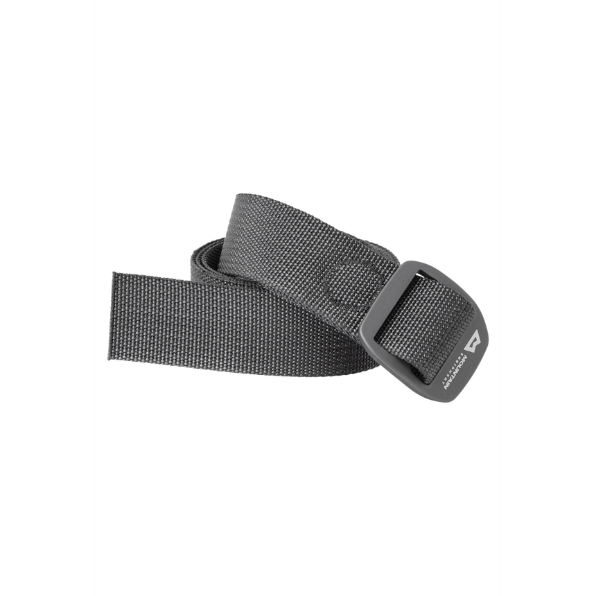 Mountain Equipment Lightning Belt in Anvil Grey - Flat Lay