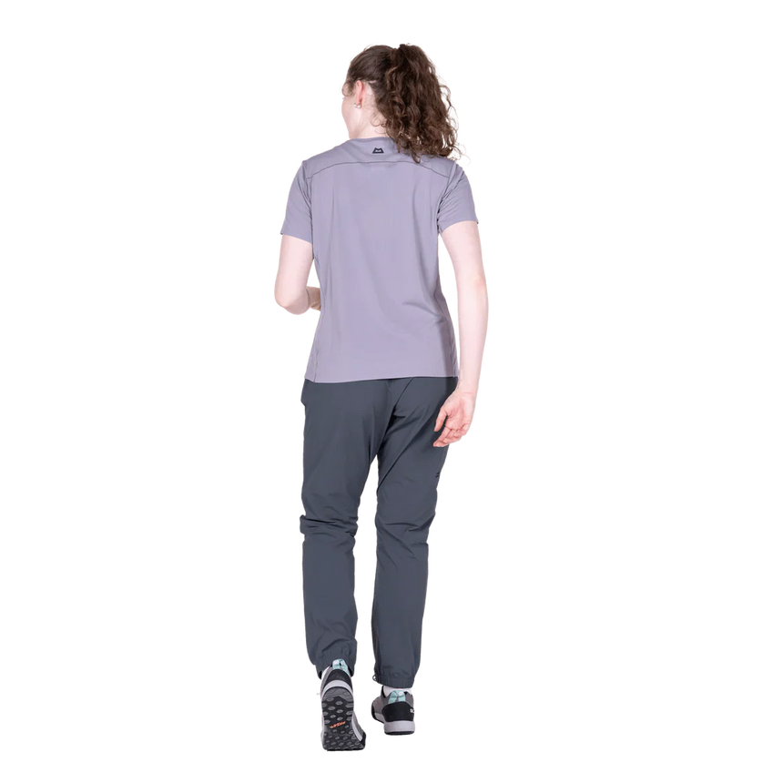 Mountain Equipment Sella Women's Pant in Ombre Blue - Front full length model view alternate