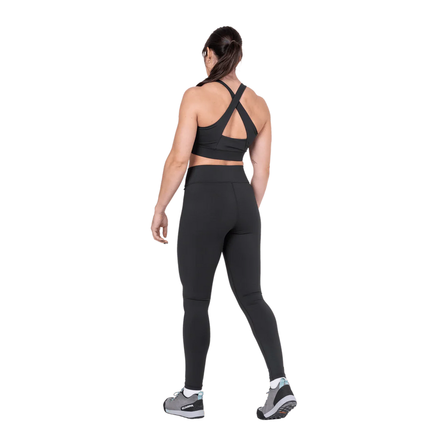 Mountain Equipment Sereno Women's Legging in Black - Back model view
