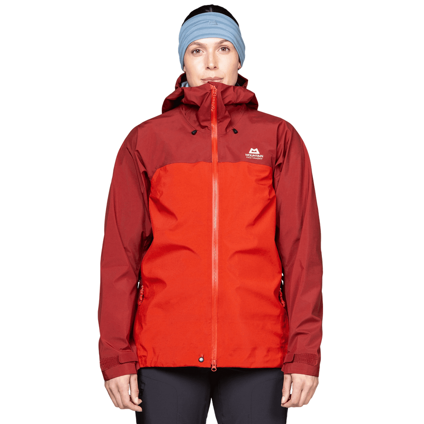Mountain Equipment Shigri GORE-TEX Women's Jacket in Chili Red/Merlot - On Model Front