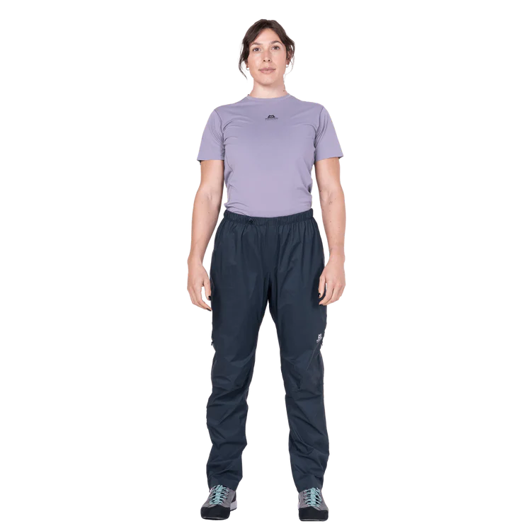 Mountain Equipment Spyre Women's Pant in Blue Nights - Front full length