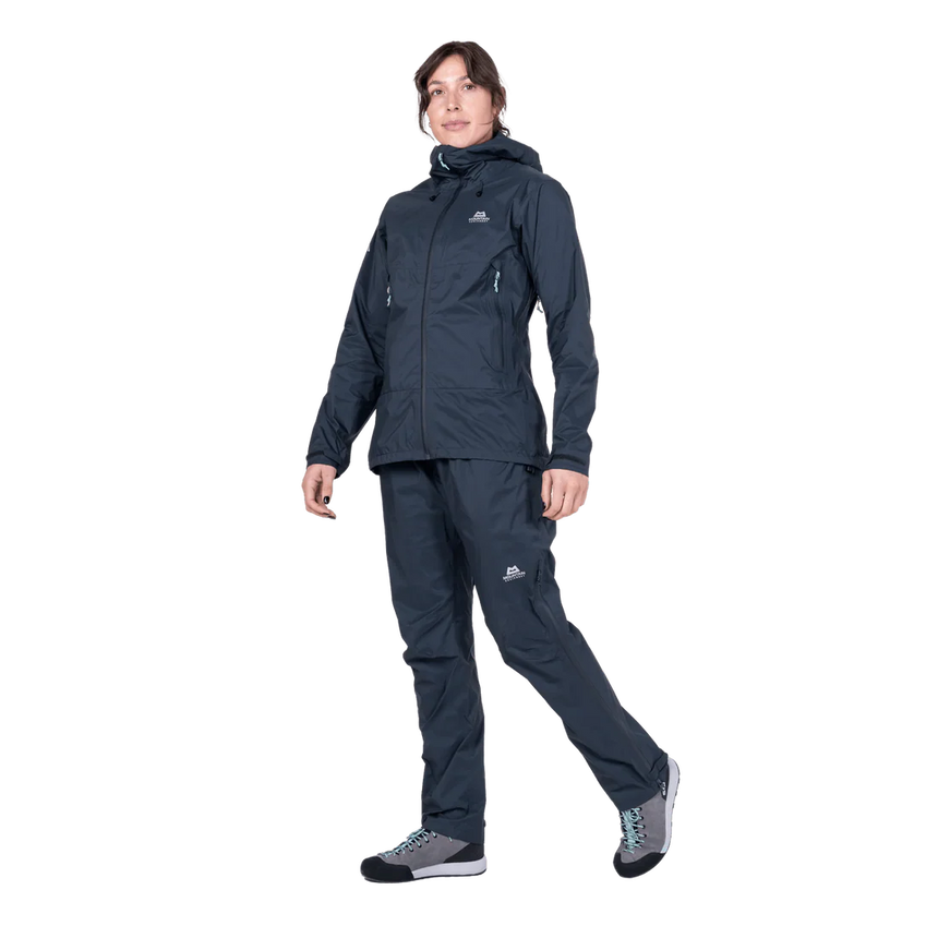 Mountain Equipment Spyre Women's Pant in Blue Nights - Side walking