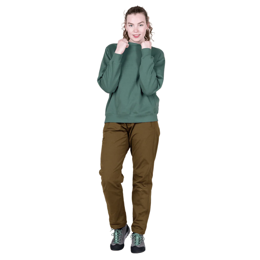 Mountain Equipment Stonescape Women's Sweat in Sea Pine - Side model view alternate