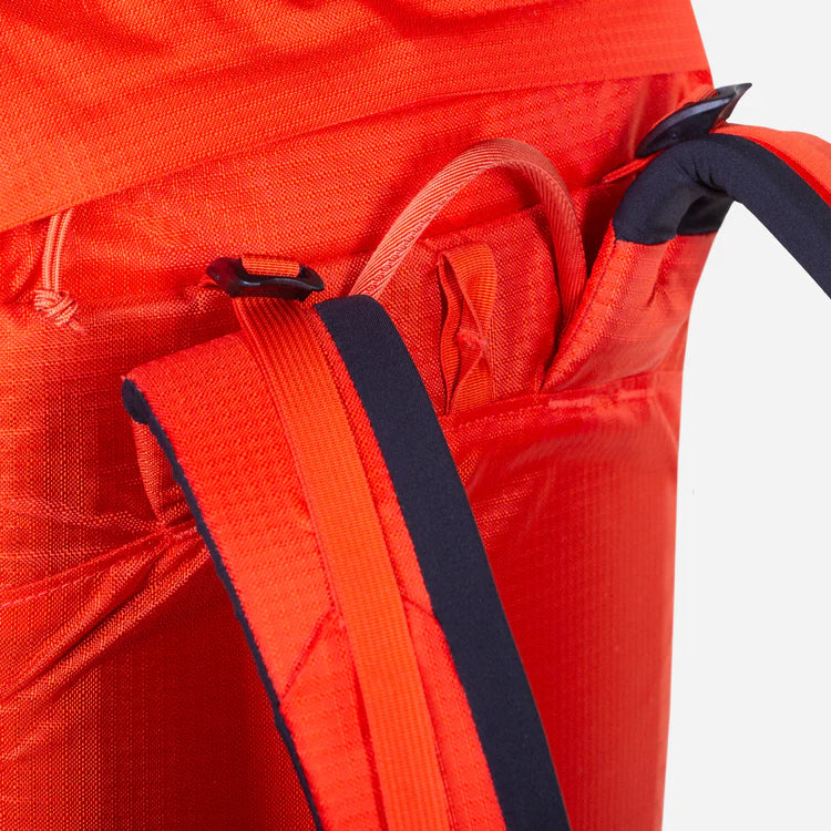 Mountain Equipment Tupilak 37+ Backpack in Magma - Compression Strap Detail