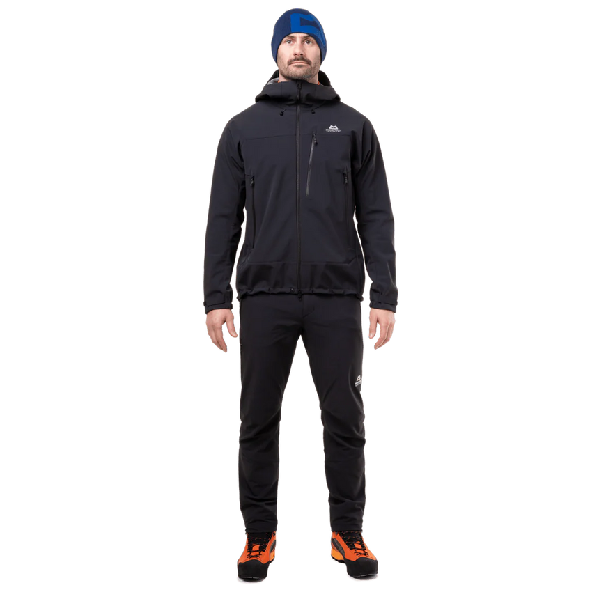 Mountain Equipment Vulcan Men's Jacket in Black - Back Fit